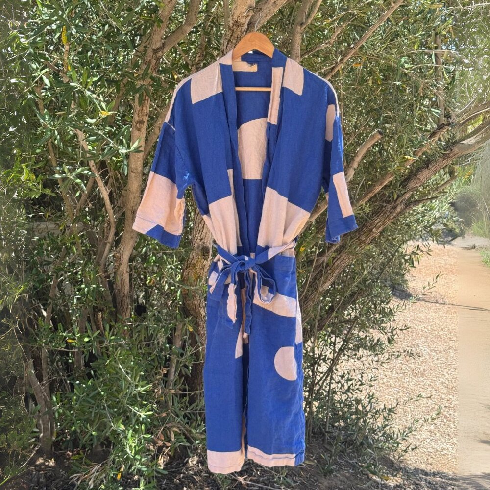 Block Shop Textiles Linen Robe